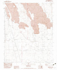 Pearsonville California Historical topographic map, 1:24000 scale, 7.5 X 7.5 Minute, Year 1982