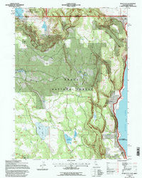 Pease Flat California Historical topographic map, 1:24000 scale, 7.5 X 7.5 Minute, Year 1993