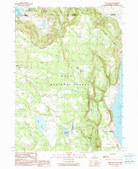 Pease Flat California Historical topographic map, 1:24000 scale, 7.5 X 7.5 Minute, Year 1990