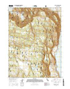 Pease Flat California Current topographic map, 1:24000 scale, 7.5 X 7.5 Minute, Year 2015