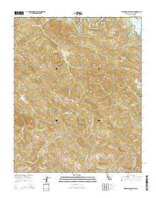 Pebblestone Shut-in California Current topographic map, 1:24000 scale, 7.5 X 7.5 Minute, Year 2015