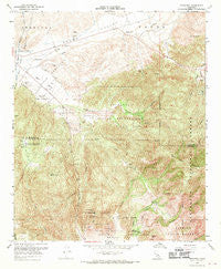 Pechanga California Historical topographic map, 1:24000 scale, 7.5 X 7.5 Minute, Year 1968