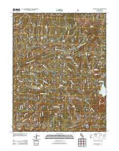 Peddler Hill California Historical topographic map, 1:24000 scale, 7.5 X 7.5 Minute, Year 2012