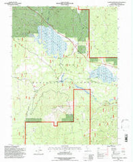 Pegleg Mountain California Historical topographic map, 1:24000 scale, 7.5 X 7.5 Minute, Year 1995