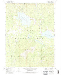 Pegleg Mountain California Historical topographic map, 1:24000 scale, 7.5 X 7.5 Minute, Year 1980