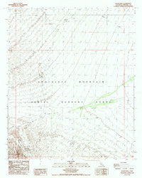 Pegleg Well California Historical topographic map, 1:24000 scale, 7.5 X 7.5 Minute, Year 1988