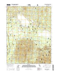 Pegleg Mountain California Current topographic map, 1:24000 scale, 7.5 X 7.5 Minute, Year 2015