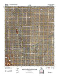 Pegleg Well California Historical topographic map, 1:24000 scale, 7.5 X 7.5 Minute, Year 2012