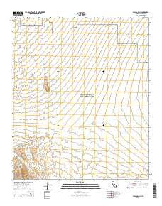 Pegleg Well California Current topographic map, 1:24000 scale, 7.5 X 7.5 Minute, Year 2015
