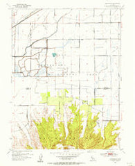 Pennington California Historical topographic map, 1:24000 scale, 7.5 X 7.5 Minute, Year 1954