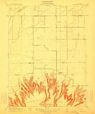 Pennington California Historical topographic map, 1:31680 scale, 7.5 X 7.5 Minute, Year 1912