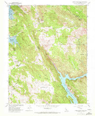 Penon Blanco Peak California Historical topographic map, 1:24000 scale, 7.5 X 7.5 Minute, Year 1962