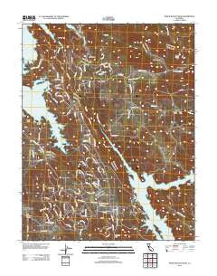 Penon Blanco Peak California Historical topographic map, 1:24000 scale, 7.5 X 7.5 Minute, Year 2012
