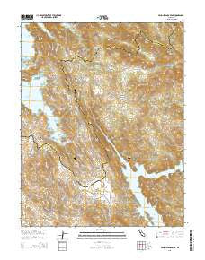 Penon Blanco Peak California Current topographic map, 1:24000 scale, 7.5 X 7.5 Minute, Year 2015