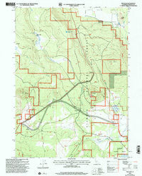 Penoyar California Historical topographic map, 1:24000 scale, 7.5 X 7.5 Minute, Year 2001