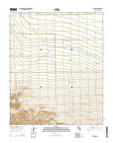 Pentland California Current topographic map, 1:24000 scale, 7.5 X 7.5 Minute, Year 2015