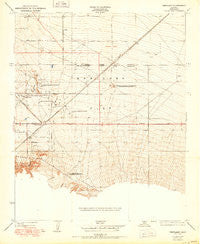 Pentland California Historical topographic map, 1:24000 scale, 7.5 X 7.5 Minute, Year 1950