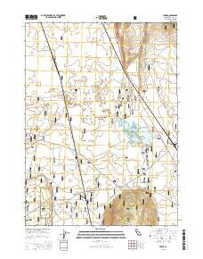 Perez California Current topographic map, 1:24000 scale, 7.5 X 7.5 Minute, Year 2015