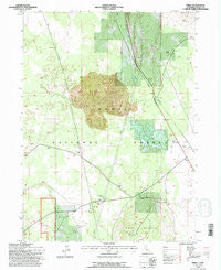 Perez California Historical topographic map, 1:24000 scale, 7.5 X 7.5 Minute, Year 1993