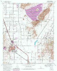 Perris California Historical topographic map, 1:24000 scale, 7.5 X 7.5 Minute, Year 1967
