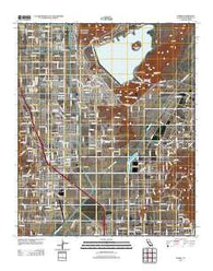 Perris California Historical topographic map, 1:24000 scale, 7.5 X 7.5 Minute, Year 2012