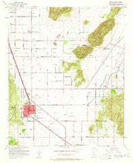 Perris California Historical topographic map, 1:24000 scale, 7.5 X 7.5 Minute, Year 1953