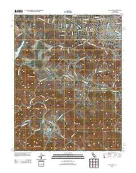 Petaluma California Historical topographic map, 1:24000 scale, 7.5 X 7.5 Minute, Year 2012