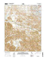 Petaluma California Current topographic map, 1:24000 scale, 7.5 X 7.5 Minute, Year 2015