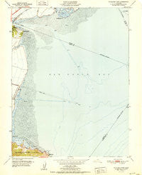 Petaluma Point California Historical topographic map, 1:24000 scale, 7.5 X 7.5 Minute, Year 1951