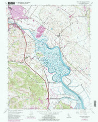 Petaluma River California Historical topographic map, 1:24000 scale, 7.5 X 7.5 Minute, Year 1954