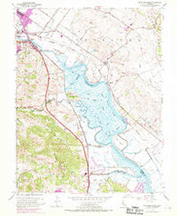 Petaluma River California Historical topographic map, 1:24000 scale, 7.5 X 7.5 Minute, Year 1954