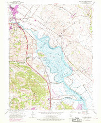 Petaluma River California Historical topographic map, 1:24000 scale, 7.5 X 7.5 Minute, Year 1954