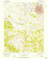 Petaluma California Historical topographic map, 1:24000 scale, 7.5 X 7.5 Minute, Year 1953