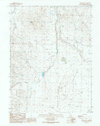 Petes Valley California Historical topographic map, 1:24000 scale, 7.5 X 7.5 Minute, Year 1989