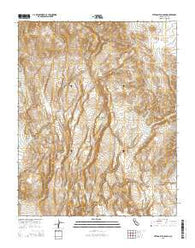 Petroglyph Canyon California Current topographic map, 1:24000 scale, 7.5 X 7.5 Minute, Year 2015