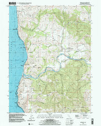 Petrolia California Historical topographic map, 1:24000 scale, 7.5 X 7.5 Minute, Year 1997