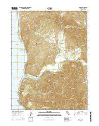 Petrolia California Current topographic map, 1:24000 scale, 7.5 X 7.5 Minute, Year 2015