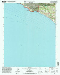Pfeiffer Point California Historical topographic map, 1:24000 scale, 7.5 X 7.5 Minute, Year 1995