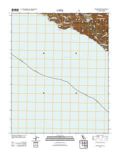 Pfeiffer Point California Historical topographic map, 1:24000 scale, 7.5 X 7.5 Minute, Year 2012