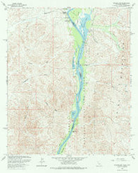 Picacho NW California Historical topographic map, 1:24000 scale, 7.5 X 7.5 Minute, Year 1965