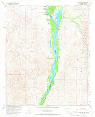 Picacho NW California Historical topographic map, 1:24000 scale, 7.5 X 7.5 Minute, Year 1965