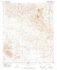 Picacho Peak California Historical topographic map, 1:24000 scale, 7.5 X 7.5 Minute, Year 1965