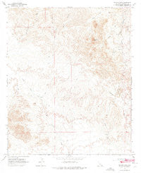 Picacho Peak California Historical topographic map, 1:24000 scale, 7.5 X 7.5 Minute, Year 1965