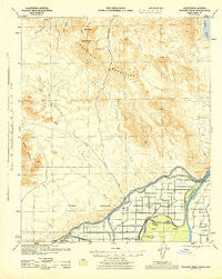 Picacho Peak California Historical topographic map, 1:62500 scale, 15 X 15 Minute, Year 1945