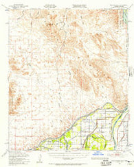 Picacho Peak California Historical topographic map, 1:62500 scale, 15 X 15 Minute, Year 1951