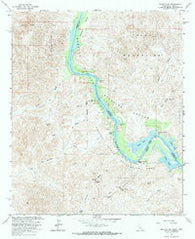 Picacho SW California Historical topographic map, 1:24000 scale, 7.5 X 7.5 Minute, Year 1965