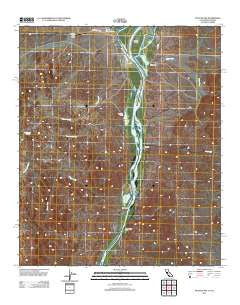 Picacho NW California Historical topographic map, 1:24000 scale, 7.5 X 7.5 Minute, Year 2012