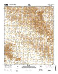 Picacho Peak California Current topographic map, 1:24000 scale, 7.5 X 7.5 Minute, Year 2015