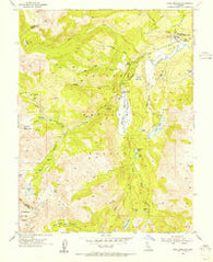 Pickel Meadow California Historical topographic map, 1:24000 scale, 7.5 X 7.5 Minute, Year 1954