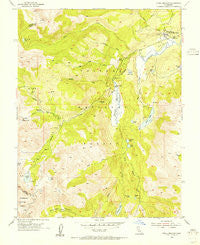 Pickel Meadow California Historical topographic map, 1:24000 scale, 7.5 X 7.5 Minute, Year 1954